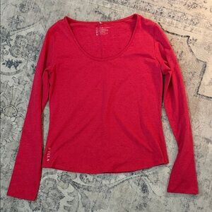 P'tula Vibrant Red Long Sleeve Tee